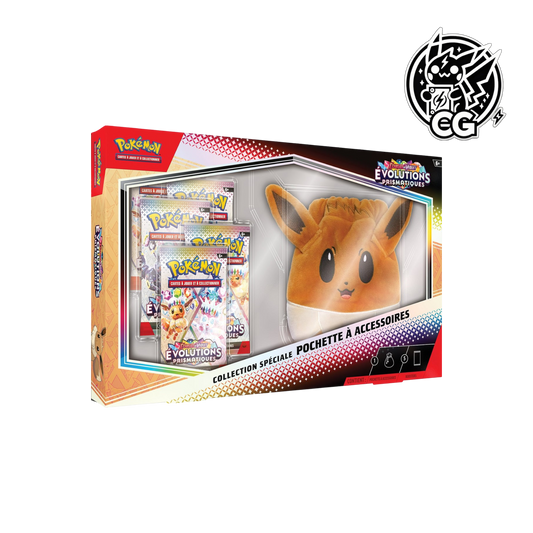 Coffret Pokémon - Collection spéciale pochette à accessoires Ecarlate et Violet : Evolutions Prismatiques
